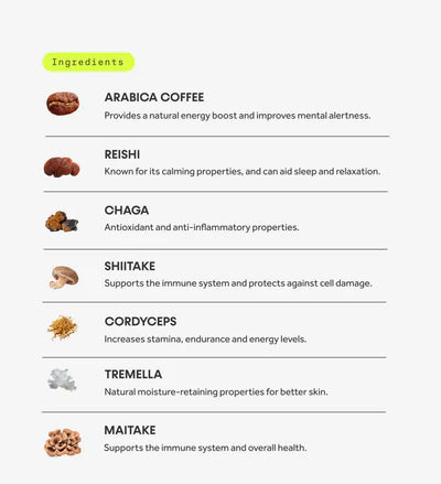 Innermost The Rise Blend – Mushroom Coffee (30 Sachets)