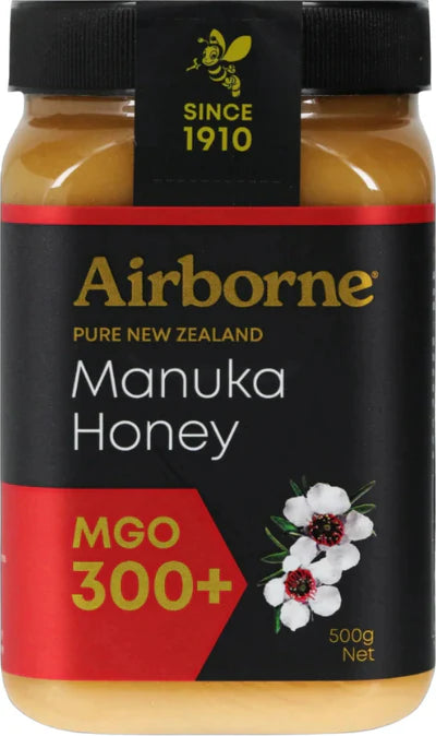 Airborne Manuka Honey MGO 300+ (500g)